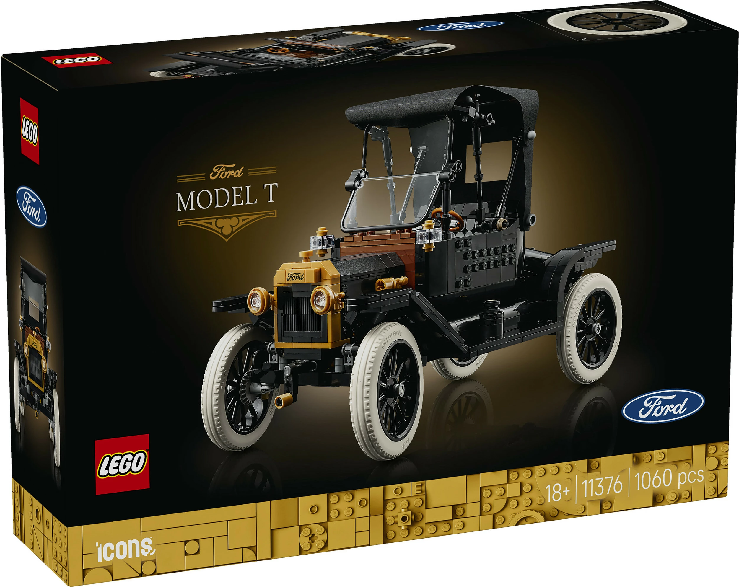 Set ndërtimi LEGO Icons Ford Model T 11376, 1060 copë, multicolor