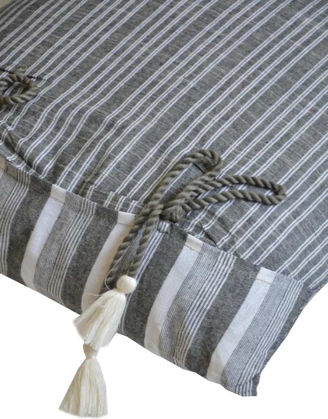 Jastëk dekorativ Sable 6, pambuk, ngjyrë gri, 50x50cm