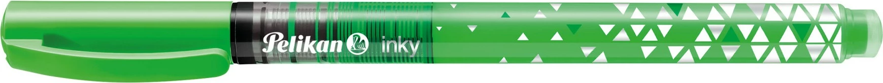 Stilolaps Pelikan inky neon, 0.5 mm, plastik, i gjelbër, pako 10 copë