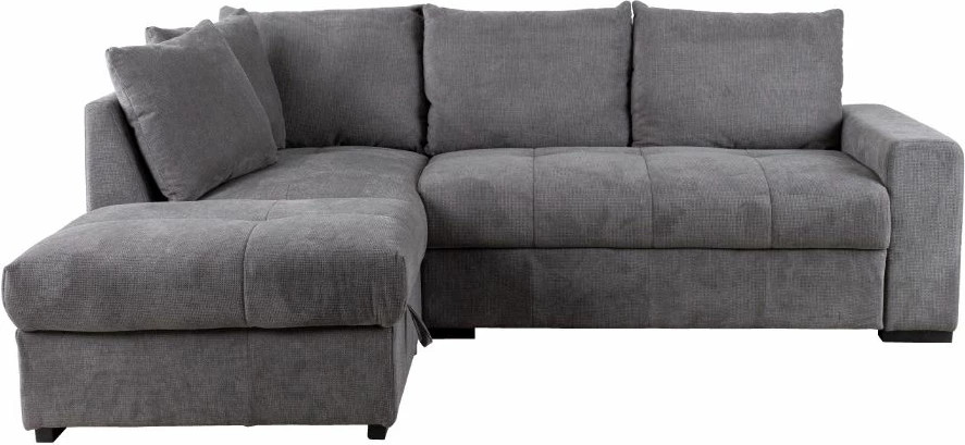 Kënd divan Bill, shtrihës, kënd i majtë, ngjyrë gur, 241x173x94