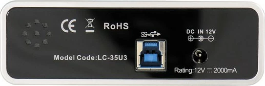 Kasë e jashtme LC-Power LC-35U3, 3.5", USB 3.2, e zezë