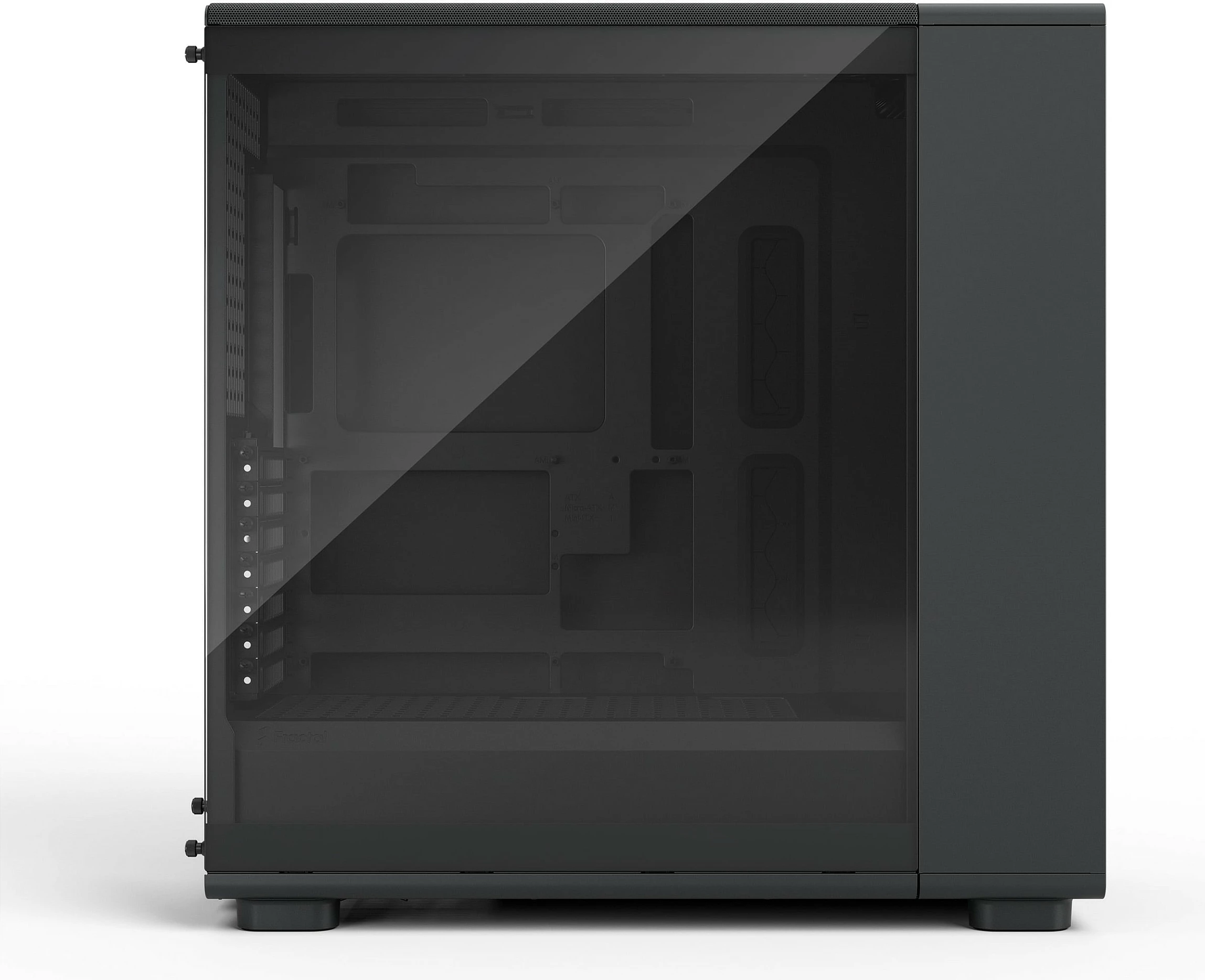 Kasë PC Fractal Design Epoch XL, Tower, ATX/micro ATX/ITX/EATX, me dritare anësore, e zezë
