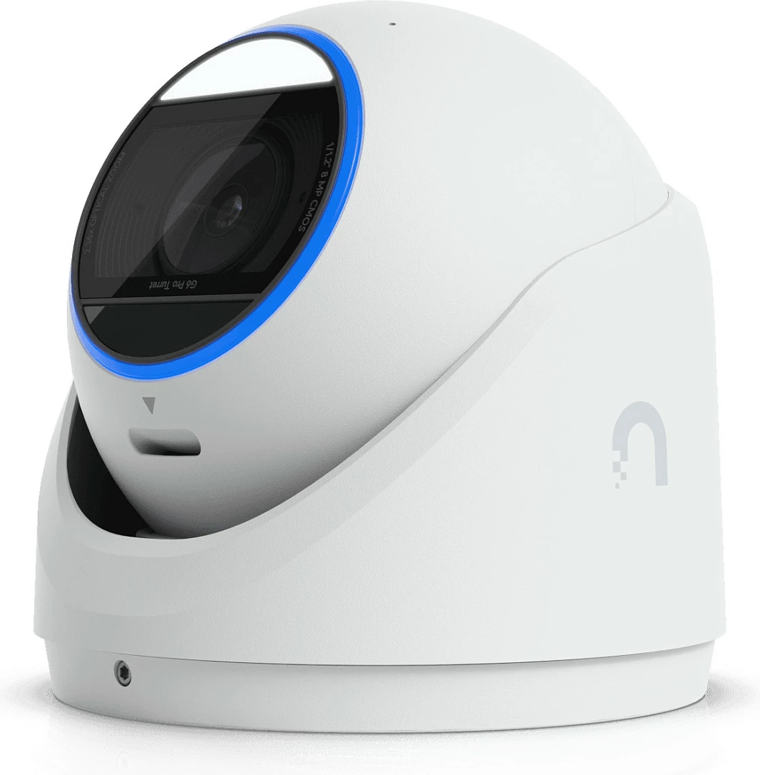 Kamerë sigurie IP Ubiquiti G6 Pro Turret, 4K PoE+, zoom optik 2.36x, Indoor/Outdoor, e bardhë