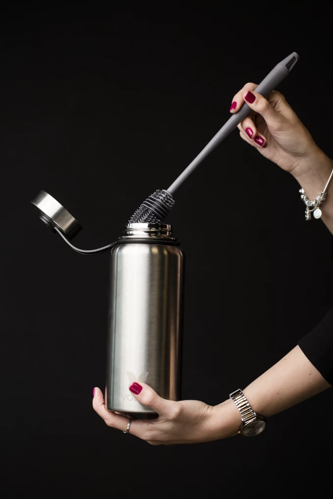 Furçë për shishe silikoni