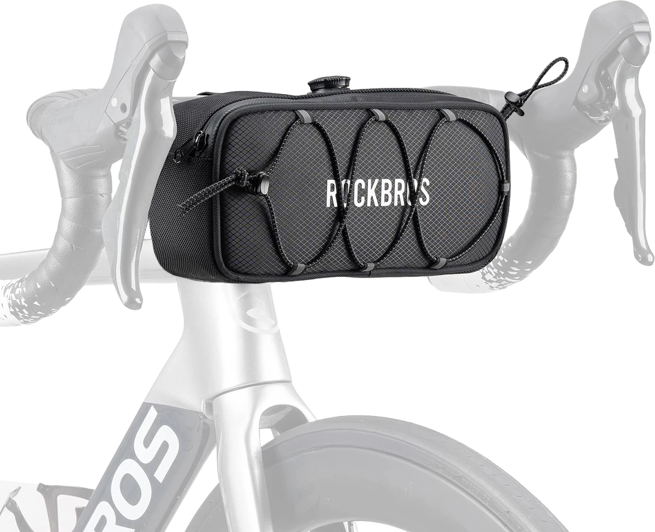 Çantë timoni biçiklete Rockbros TL001 Road To Sky 1.9L waterproof, e zezë