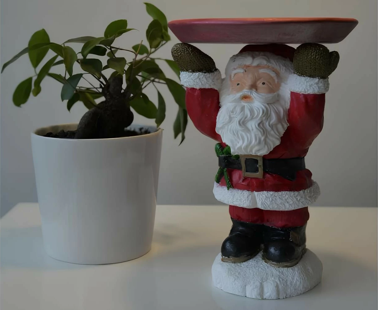 Objekt dekorativ Santa Claus, ngjyrë e kuqe, CY0649