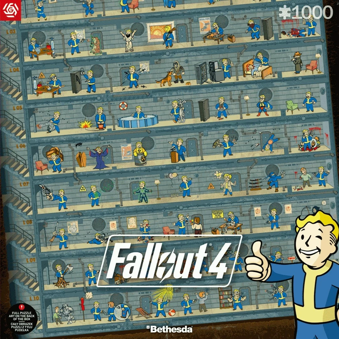 Puzzle Cenega Publishing Fallout 4: Perk Poster, 1000 pjesë
