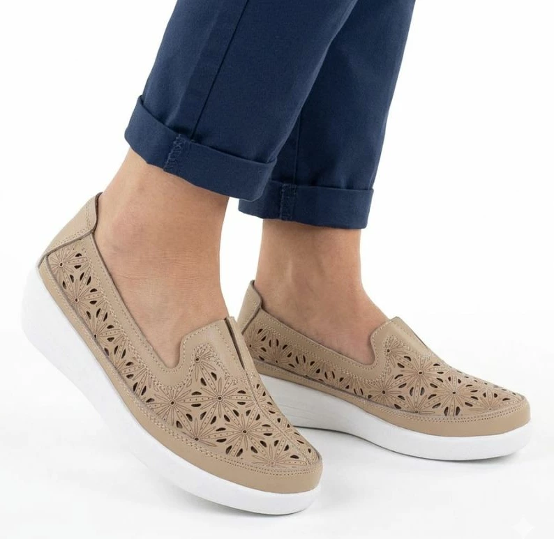 Këpucë për femra Evento 6849, bezhë