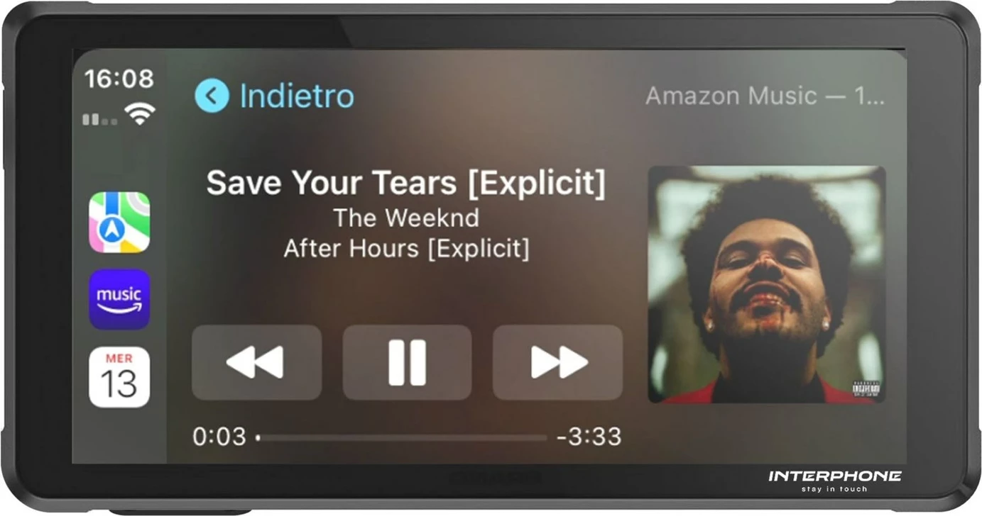 Navigacion Interphone RIDE SYNC, 5.5 inç, i zi