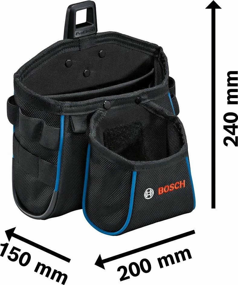 Rrip veglash Bosch Professional ProClick 1600A02H5C 108 cm, set 11 copë, e zezë