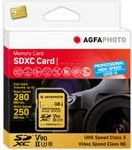 Kartelë memorie AgfaPhoto 128 GB MicroSDXC, Class 10, UHS-II, 280 MB/s, ari