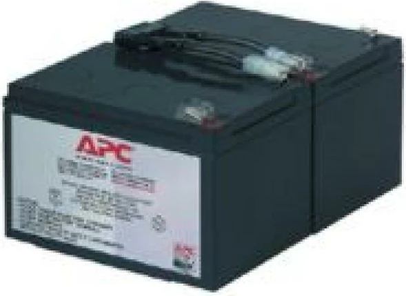 Bateri zëvendësuese APC RBC6 për UPS, plumb-acid, e montuar gati, e zezë