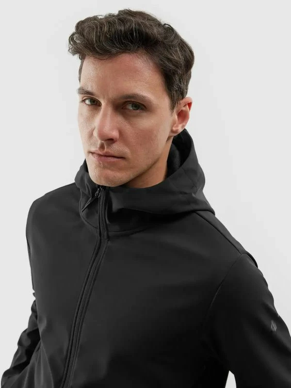 Jakne softshell për meshkuj 4F, e zezë [Madhësia: M]