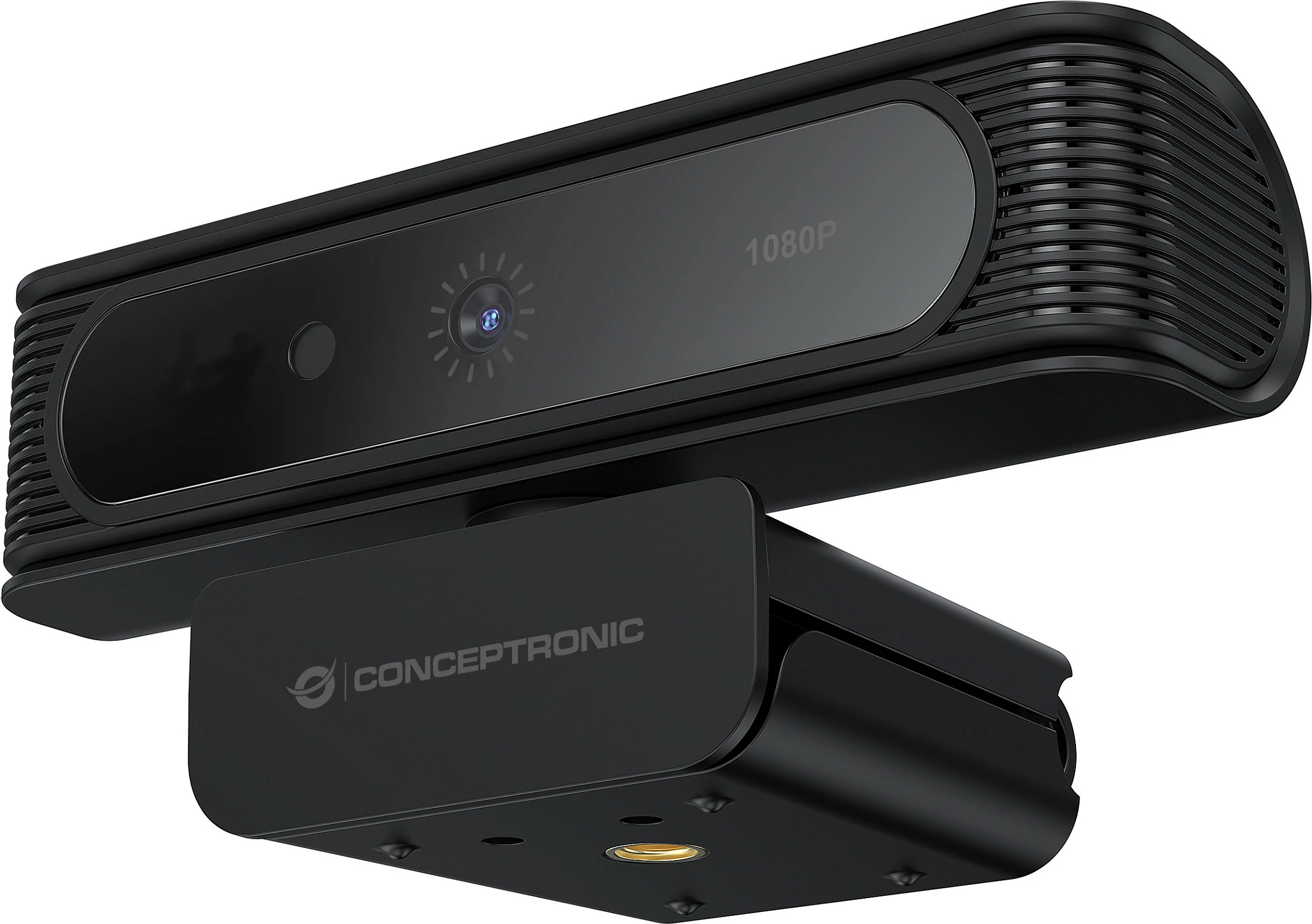 Webcam Conceptronic AMDIS09B, Full HD 1080p, Windows Hello, USB, 80°, e zezë