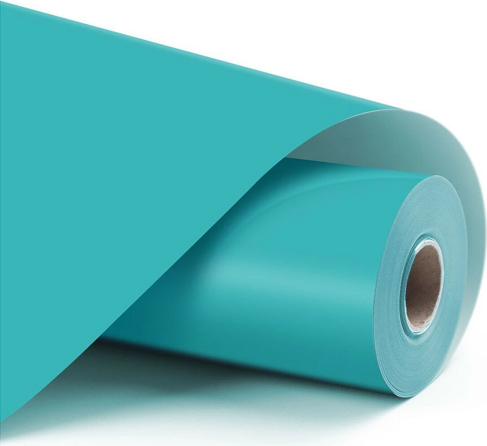 Folie vinili ngjitëse permanente LOKLiK, matte, 30.5 x 180 cm, Tiffany blu