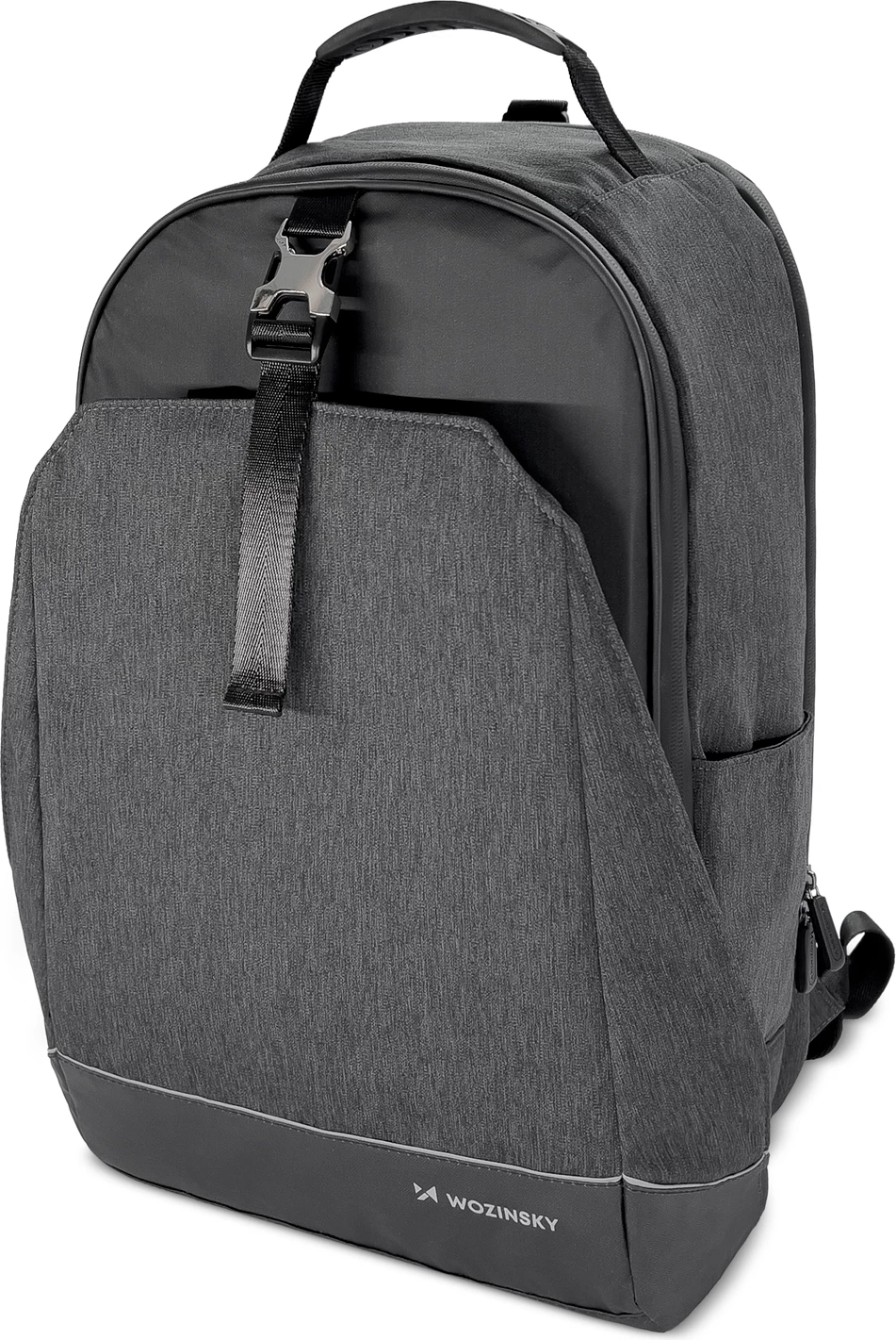 Çantë biçiklete Wozinsky WBB33BK, 30L, shpinore 2-në-1, e zezë