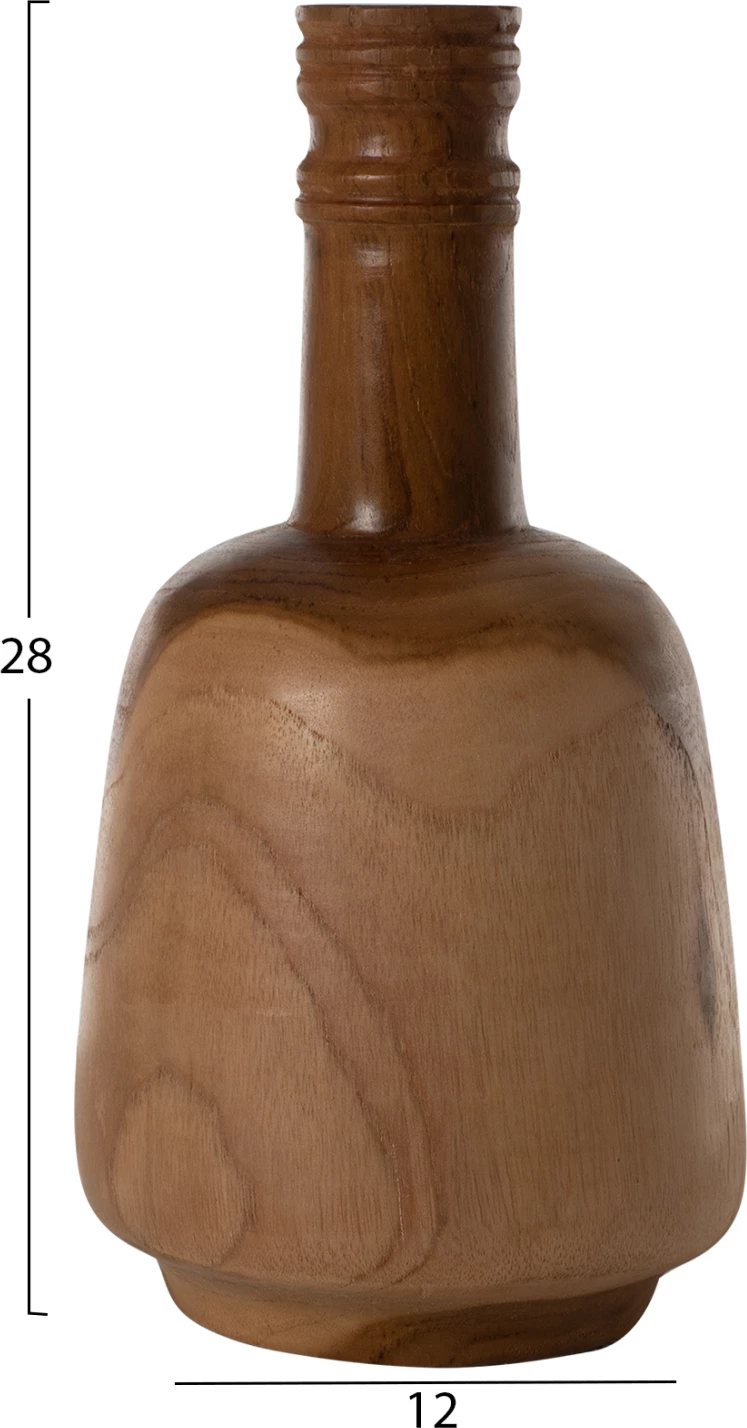 Shishe dekorative 3PCS set FH7717 dru teak natyral