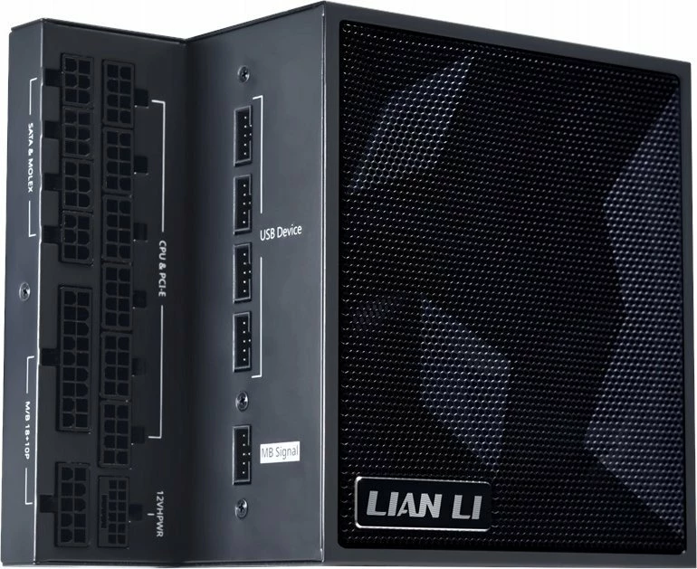 Furnizues rryme Lian Li EDGE EG1000 1000W 80 Plus Platinum ATX 3.1 fully modular, i zi