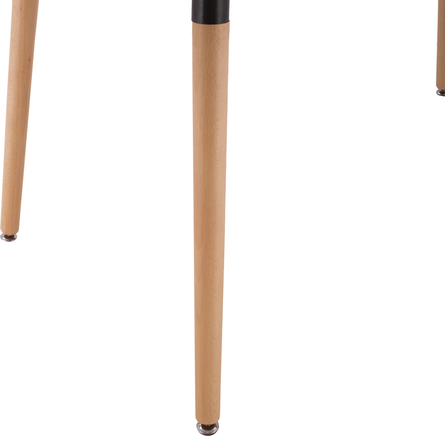 Tavolinë minimaliste për ngrënie, FH008.04, këmbë druri ahu, 120x80x73cm