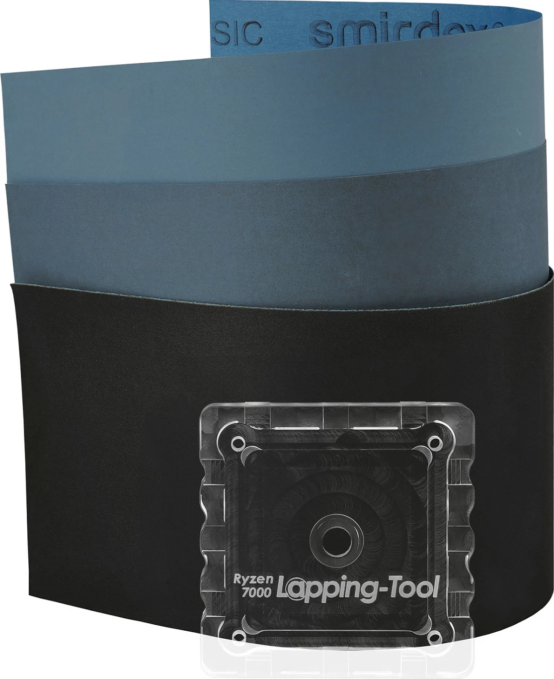 Vegël lapping Thermal Grizzly Ryzen 7000 Lapping Tool, transparente