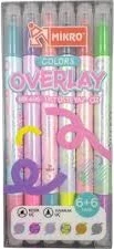 Mikro Overlay Colors – Set Markerësh me 6 Ngjyra