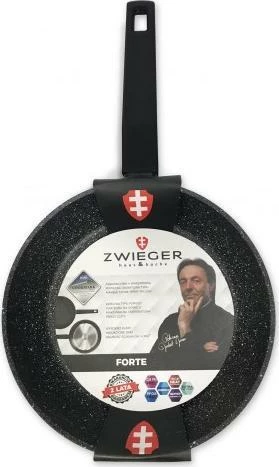 Tigan Zwieger Forte 20 cm, anti-ngjitës, i zi