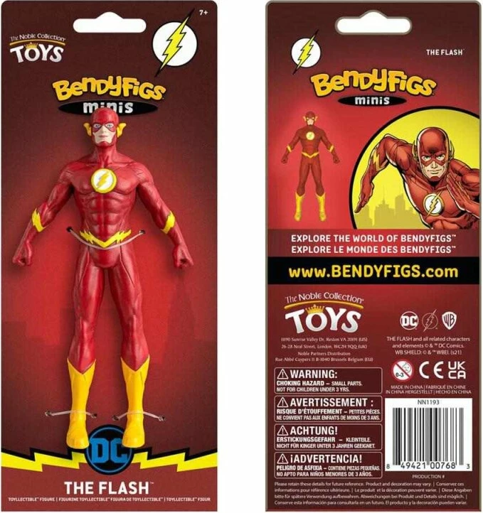 Figurinë e përkulshme Noble Collection Bendyfigs DC The Flash 14 cm
