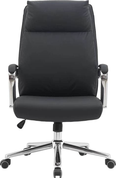 Karrige menaxheri për zyre, lëkurë artificiale e zezë, Siquel