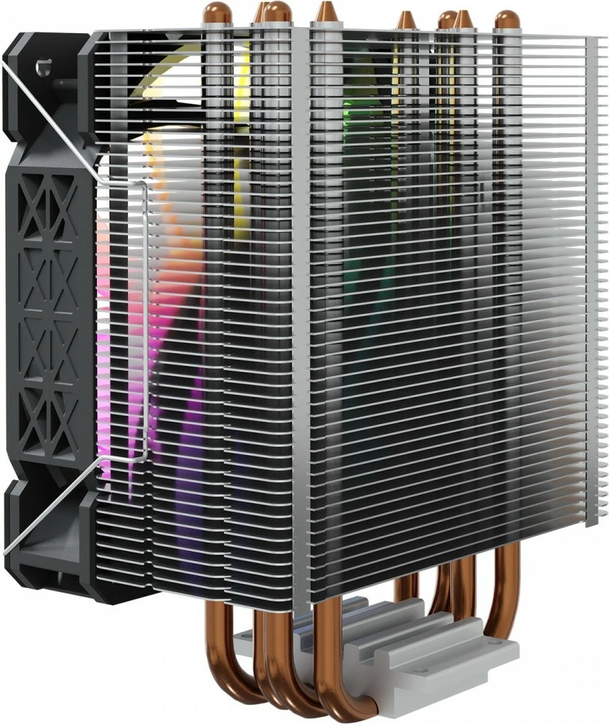 Kasë ftohëse procesori Savio Vortex X2 ARGB, 120 mm, 4 heatpipe, ARGB