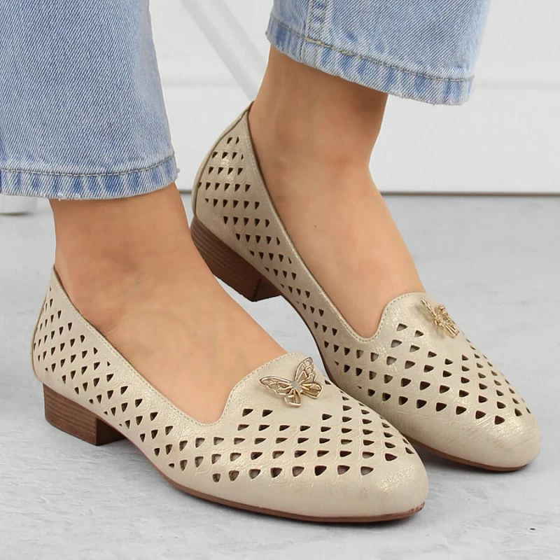 Këpucë për femra M.Daszyński, të arta