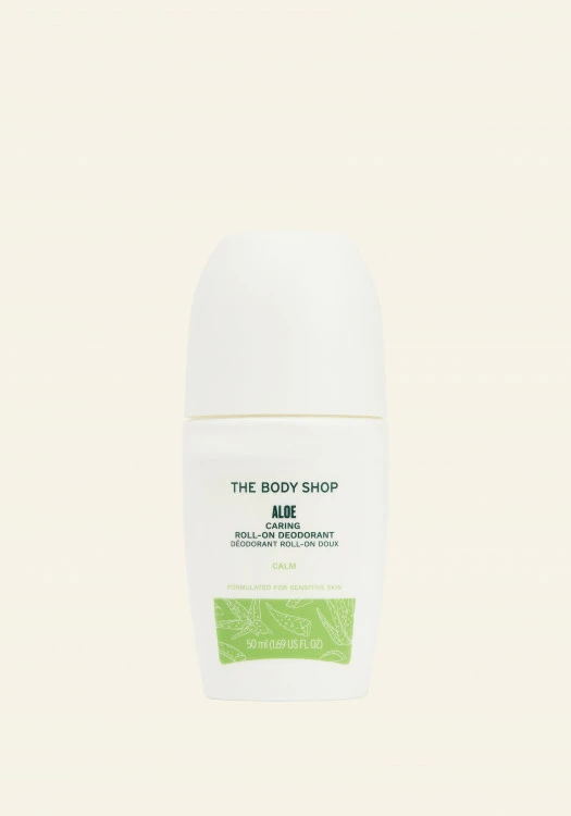 Deodorant The Body Shop Aloe Caring Roll-on, 50 ml