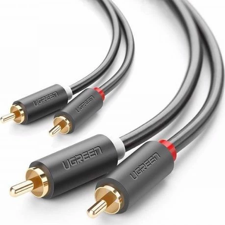 Kabllo audio RCA (Cinch) Ugreen AV104 2x2, 1 m, e zezë