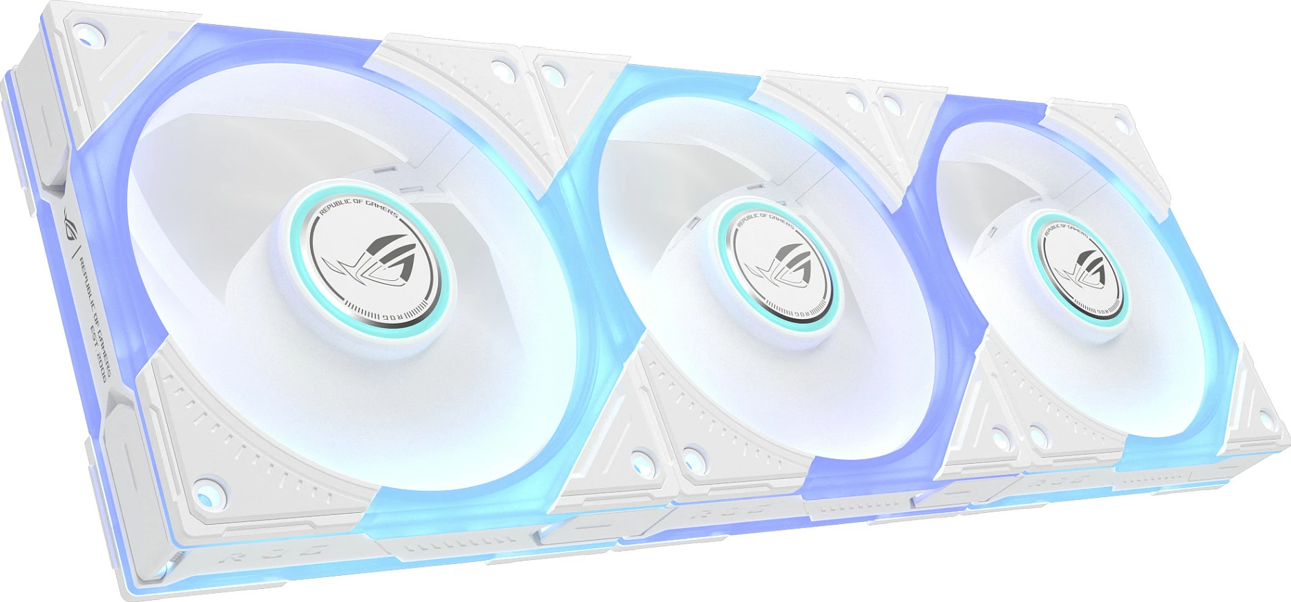 Fan kasë ASUS ROG Eurux GR120, ARGB Reverse, 3x120mm, bardhë