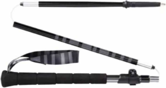 Shkopinj trekking Viking Kettera Pro Long Grip, të zinj, set prej 2 copë