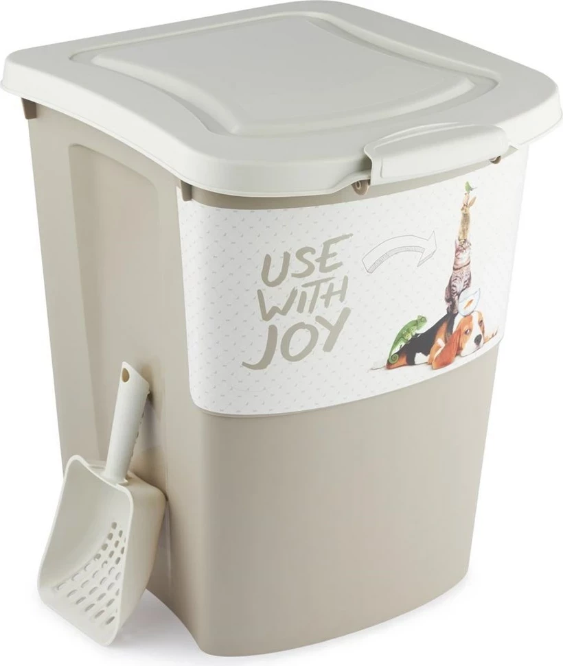 Kontenier ushqimi Rotho Archie, Beige