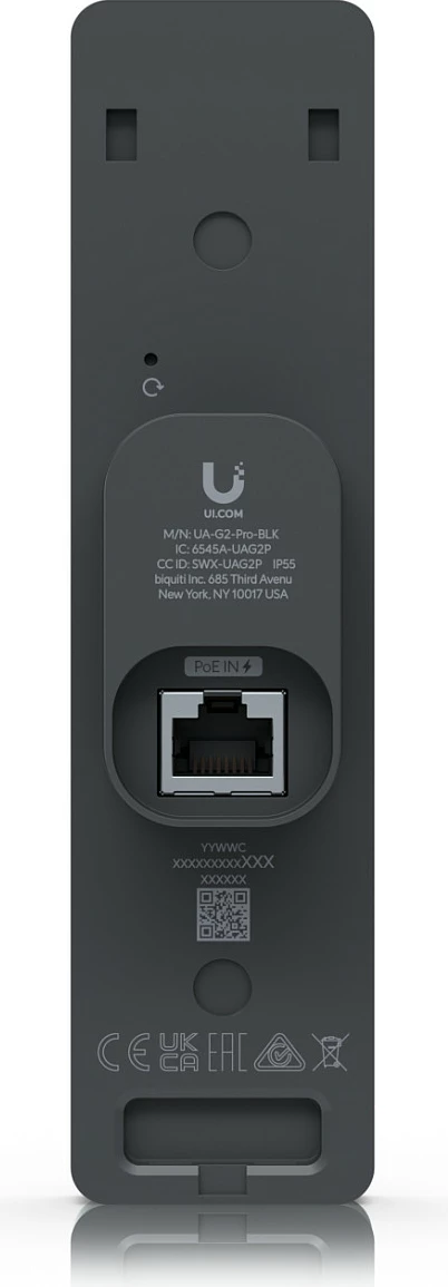 Lexues kartelash aksesi Ubiquiti UA-G2-Pro, NFC, ekran me prekje, PoE, IP55, i zi
