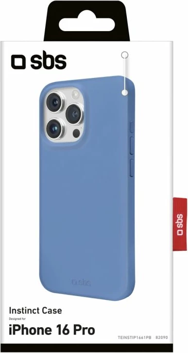 Mbrojtëse telefoni SBS Instinct për iPhone 16 Pro, kaltër