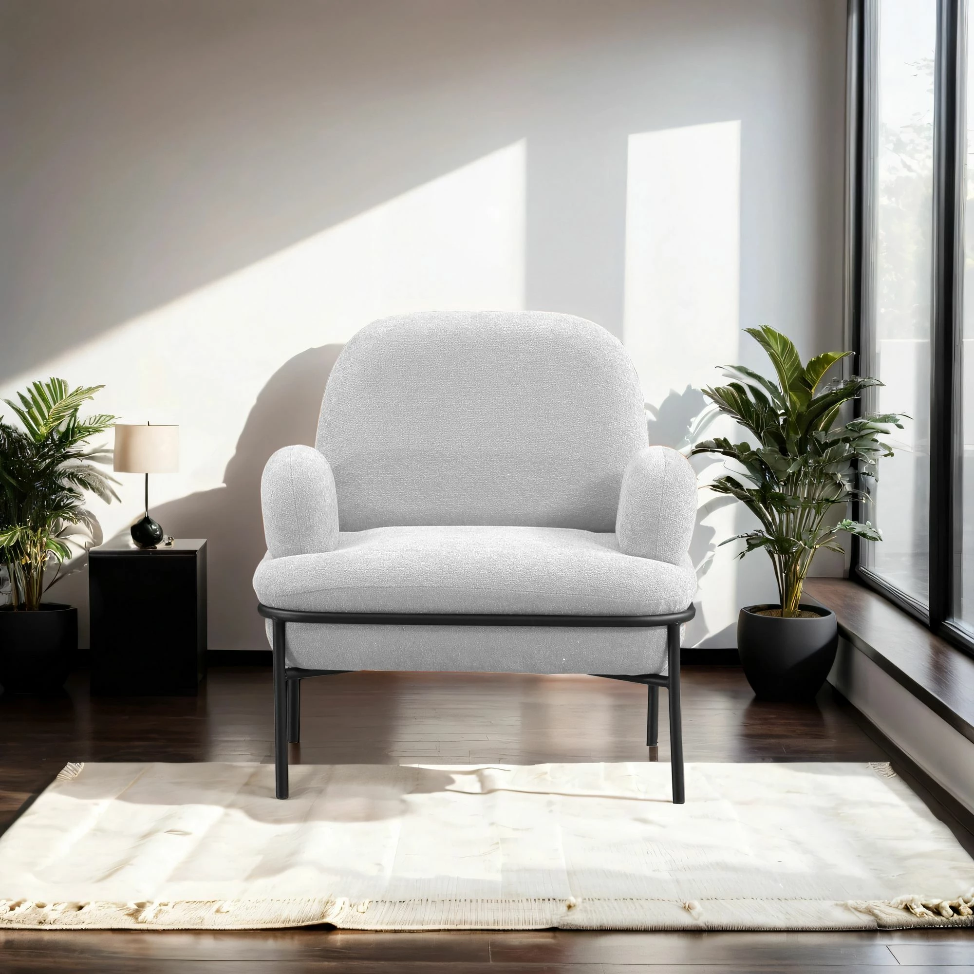 Karrige Wing Atelier del Sofa, e bardhë, Aster