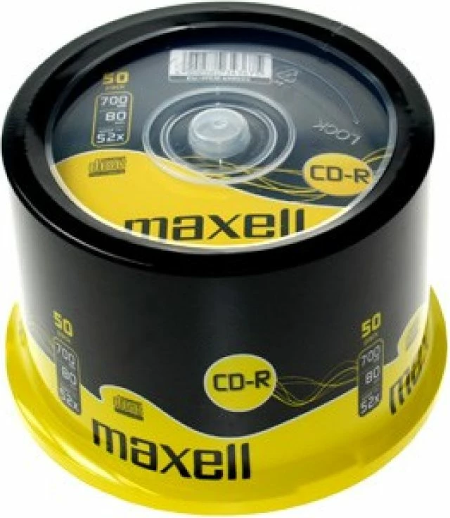CD-R Maxell 700 MB 52x, 50 copë
