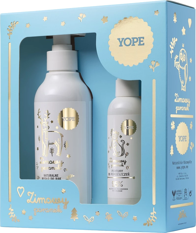 Set për duar dhe ambient Yope Winter Morning, 300ml + 100ml