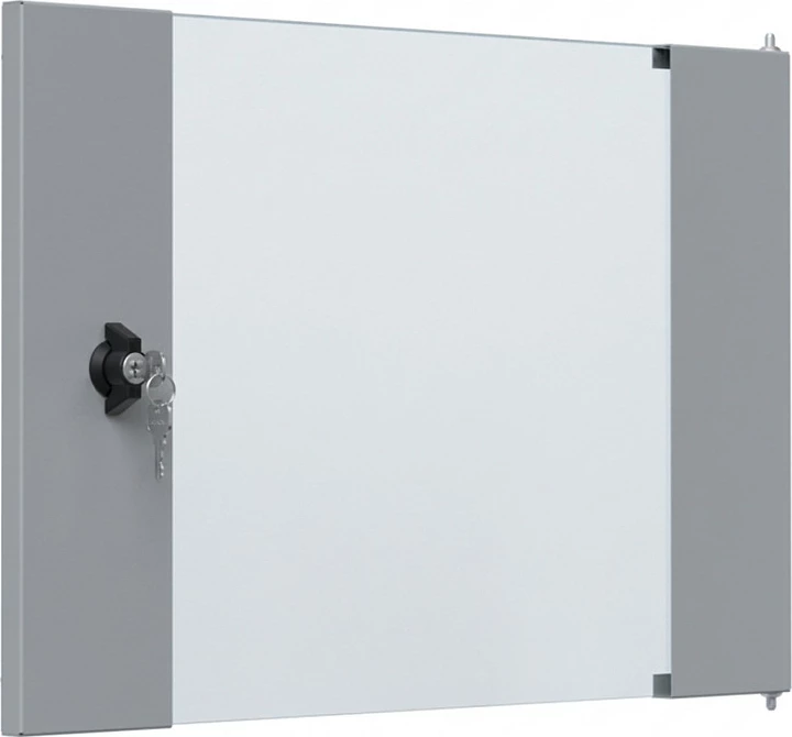 Derë xhami EFB Elektronik X-Rack për kabinet muri 9U (9HE), RAL7035 gri