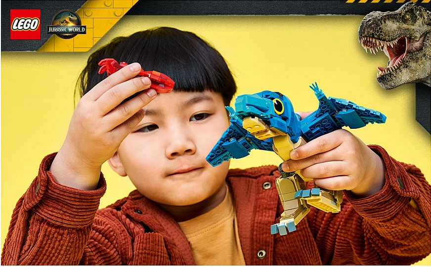 Set LEGO Jurassic World 77977 Baby Pteranodon, 373 copë, 7+, blu