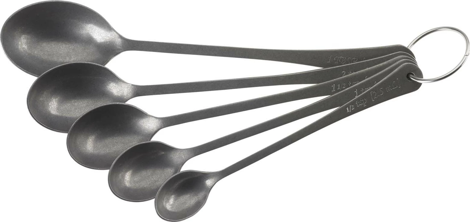 Set lugë matëse bari, BarFly, 5 copë, 2.5/5/7.5/10/15 ml, vintage