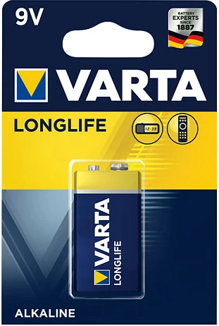 Bateri VARTA Longlife Extra 9V, alkaline, 1 copë