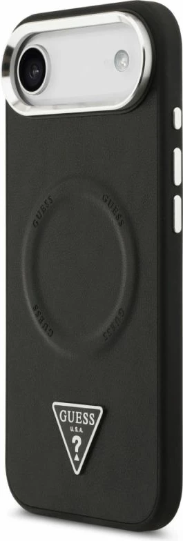 Kapak telefoni Guess Triangle Logo MagSafe për iPhone Air, i zi