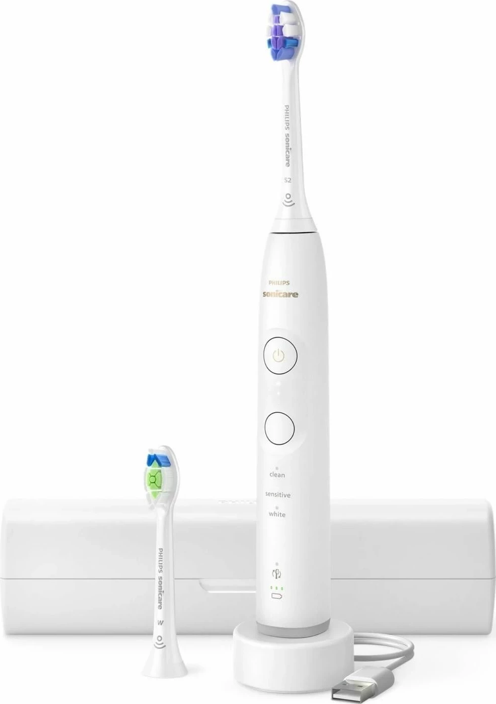 Furçë dhëmbësh sonike Philips Sonicare 6500 HX7410/02, e bardhë