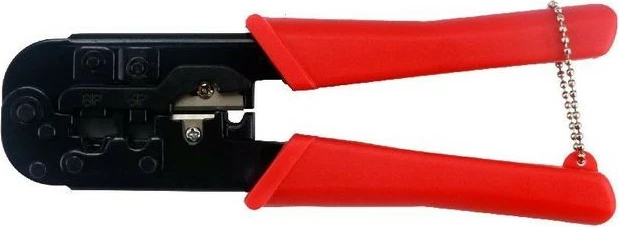 Vegël krimpimi Gembird T-WC-01 për RJ45/RJ12/RJ11, e zezë/kuqe