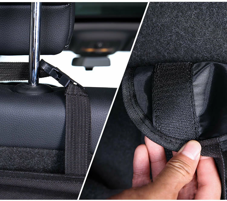 Organizues për makinë Hurtel për pjesën e pasme të sediljes, poliester, i zi