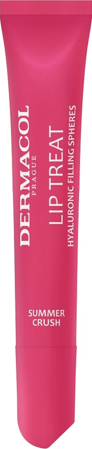 Gloss për buzë Dermacol Lip Treat Moisturizing Lip Gloss 7 Summer Crush për femra, 10ml
