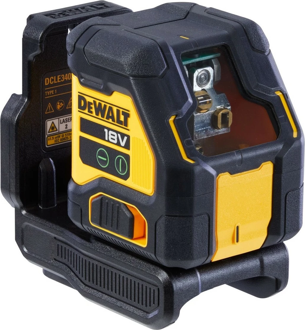 Nivel lazer DeWALT DCLE34021N-XJ, 18V, 55m, zi/verdhë